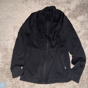 Figs Black Full-Zip Jacket